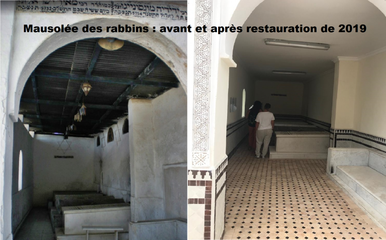 mausolee Rabbins avant après restauration 2
